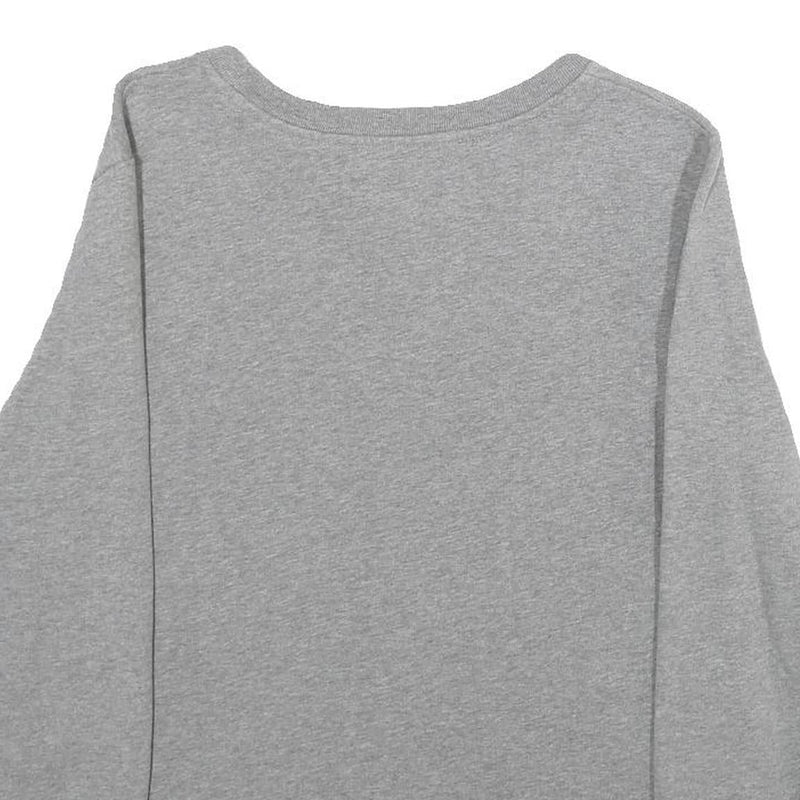 CALVIN KLEIN JEANS Womens Grey Sweatshirt Crew Neck XS Cotton Pullover Logo