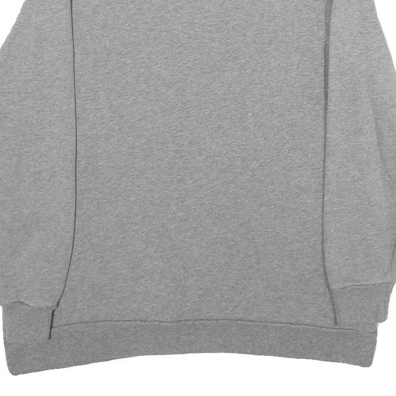 CALVIN KLEIN JEANS Womens Grey Sweatshirt Crew Neck XS Cotton Pullover Logo
