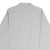 TIMBERLAND Mens Grey & White Regular Fit Cotton Blend Check Shirt XL Button Down