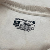 Carhartt T-Shirt - 3XL Beige Cotton