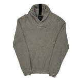 Armani Exchange Jumper - Small Grey Cashmere Blend