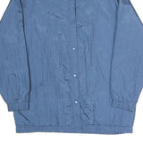 TUDOR COURT Womens Blue Coach Jacket M Polyester Blend Woven Plain Button
