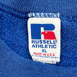 Made In USA Russell Athletic Graphic Sweatshirt - XL Blue Cotton