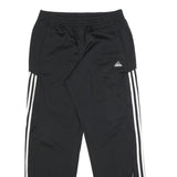 ADIDAS Mens Joggers Black M W29 L30 Classic Straight Fit Sportswear
