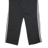 ADIDAS Mens Joggers Black M W29 L30 Classic Straight Fit Sportswear