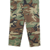 UNICOR Mens Cotton Blend Camouflage Regular Cargo Trousers W28 L31 Utility