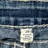 True Religion Skinny Jeans - 30W UK 8 Blue Denim