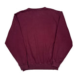 Polo By Ralph Lauren Sweatshirt - Large Burgundy Cotton Blend