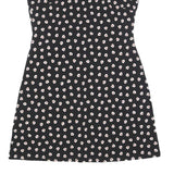 TOMMY HILFIGER Womens Black Floral Sleeveless Day Dress Polyester Blend M