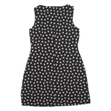 TOMMY HILFIGER Womens Black Floral Sleeveless Day Dress Polyester Blend M