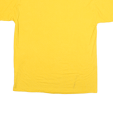 JERZEES Mens Yellow North Anderson Wildcats Elementary Graphic T-Shirt L Short
