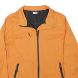 SHERPA Womens Orange Jacket L Polyester Blend Plain Zip Outdoor Casual