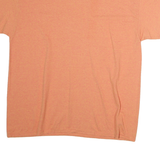 GILDAN Mens Orange T-Shirt XL Short Sleeve Crew Neck Plain Cotton Casual