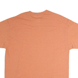 GILDAN Mens Orange T-Shirt XL Short Sleeve Crew Neck Plain Cotton Casual