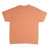 GILDAN Mens Orange T-Shirt XL Short Sleeve Crew Neck Plain Cotton Casual