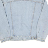 GOLDEN CYCLE Mens Blue Denim Jacket M Cotton Blend Button Closure Classic Fit
