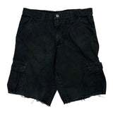 Unbranded Cargo Shorts - 32W 10L Black Cotton