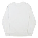 LEVI'S Mens White S Crew Neck Cotton Blend Pullover Sweatshirt