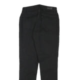 LEVI'S Womens Jeans Black Slim Skinny Denim Medium W26 L28 Stylish Zip