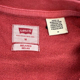 Levis Sweatshirt - Medium Red Cotton