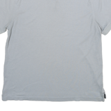 NAUTICA Mens Blue Short Sleeve Plain L Cotton Polo Shirt Classic Fit