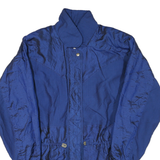 LAVON Womens Blue Jacket XL Polyester Blend Plain Zip Classic Fit