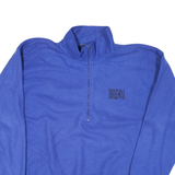 DUALCNTRL Mens Blue Jacket XL Polyester Blend Classic Fit Zip Pullover Casual