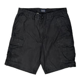 Levis Cargo Shorts - 34W 9L Black Cotton