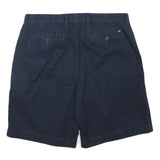 TOMMY HILFIGER Mens Shorts Navy Blue Casual XL W36 Cotton Blend Chino