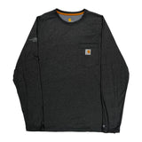 S&R Borchardt Builders, Llc Carhartt Long Sleeve T-Shirt - Medium Gray Cotton