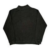 Woolrich 1/4 Zip - XL Black Wool Blend