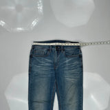Unbranded Slim Fit Jeans - 32W 30L Blue Cotton