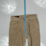 Marlboro Classics Trousers - 33W 34L Beige Corduroy