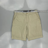 Tommy Hilfiger Chino Shorts - 32W 10L Beige Cotton