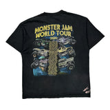 World Tour 2019 Monster Jam Graphic T-Shirt - XL Black Cotton