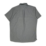 Tommy Hilfiger Short Sleeve Shirt - Large Gray Cotton