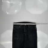 Levis 501 Jeans - 36W 30L Black Cotton