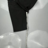 Levis Denim Shorts - 28W UK 8 Black Cotton