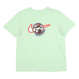 NIKE Mens Green Worldwide Graphic T-Shirt L Short Sleeve Crew Neck Cotton Blend