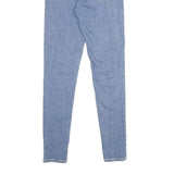 LEVI'S Mile High Super Skinny Big E Womens Jeans Blue Slim Skinny Denim Light