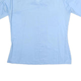 ARROW WEEKENDERS Mens Blue & Navy Casual Shirt M Button Short Sleeve Cotton