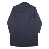 MCGREGOR Mens Navy Blue Classic Jacket L Polyester Blend Button Closure Plain