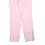 ICEBERG Womens Cotton Pink Slim Trousers W28 L31 Elegant Light Fit