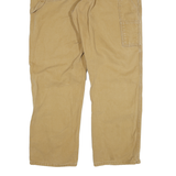 DICKIES Mens Jeans Beige Relaxed Straight Denim W38 L30 Toggle Closure Workwear