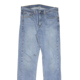 LEVI'S 505 Mens Jeans Blue Regular Straight Denim Medium W34 L34 Classic Fit Zip