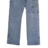 DICKIES Mens Jeans Blue Regular Straight Denim Medium W36 L31 Workwear Cotton