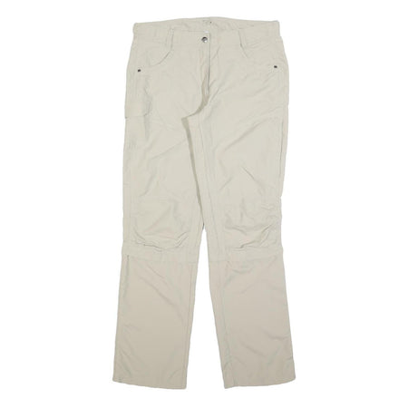 ICEPEAK Womens Beige Polyester Regular Fit Straight Trousers W32 L32 Outdoor