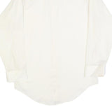 SUPREME Mens White Shirt M Button Down Polyester Blend Casual Stylish