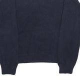 TOMMY HILFIGER Mens Navy Patterned Cotton Crew Neck Basic Knit Jumper S