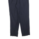 MASTERS Womens Wool Blend Navy Slim Trousers W29 L28 Zip Closure Comfortable Fit